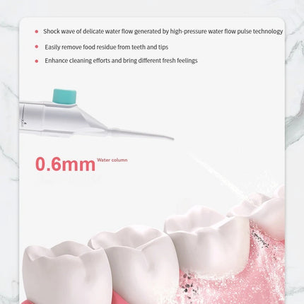 Manual High-Pressure Oral Irrigator – Portable Dental Water Flosser
