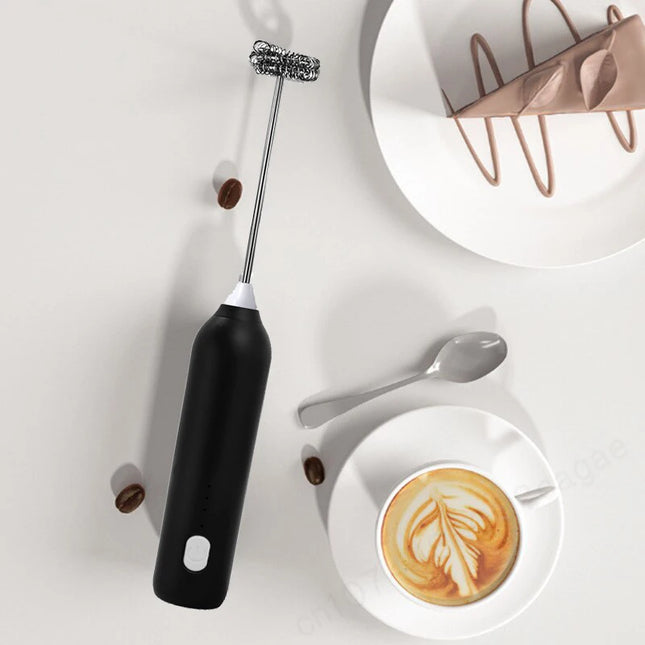 Milk Whisk • Egg Beater • USB Rechargeable • 3 Speeds