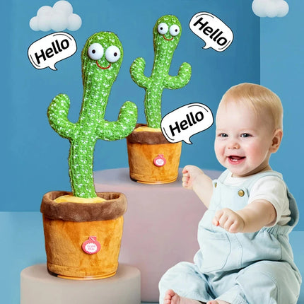 Dancing Cactus Toy – Repeat Talking, Singing & Dancing Plush