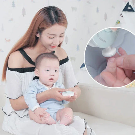 Gentle Electric Baby Nail Trimmer – Safe, Quiet & Tear-Free Nail Care for Newborns