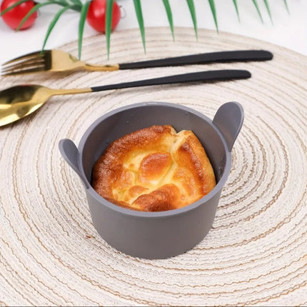 Silicone Air Fryer Egg Cups – Reusable Heat-Resistant Baking Molds (4-Pack)