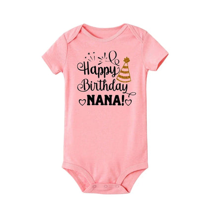 Happy 1st Birthday As My Mummy Baby Bodysuit – Short Sleeve  for Newborns & Toddlers