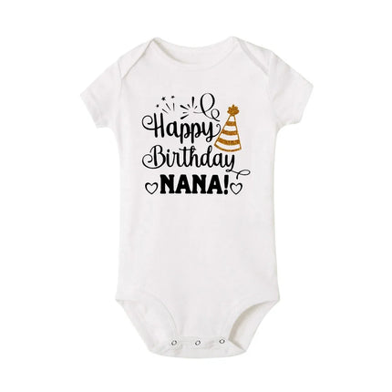 Happy 1st Birthday As My Mummy Baby Bodysuit – Short Sleeve  for Newborns & Toddlers
