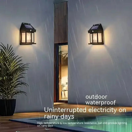 Powerful Solar Wall Light – Waterproof LED Motion Sensor Outdoor Lamp