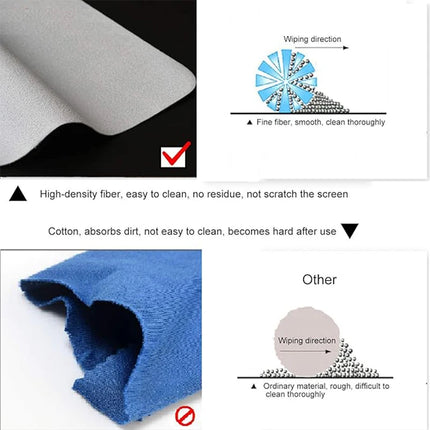 Microfiber Laptop Keyboard Cover & Screen Cleaning Cloth