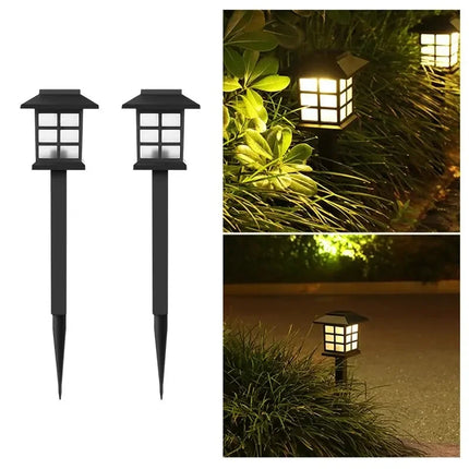 Solar Garden LED Lights – Waterproof Outdoor Solar Pathway Lamps