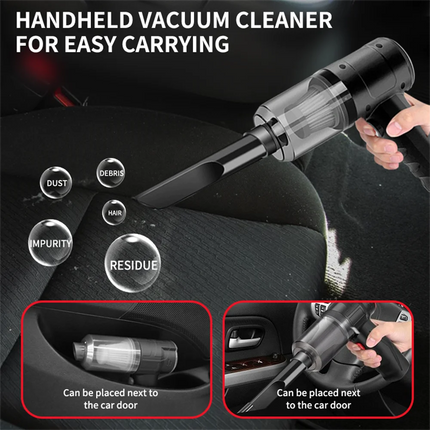 Portable Handheld Vacuum Cleaner – Cordless 5-in-1 Mini Car & Home Vacuum
