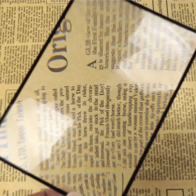 Full-Page Large Sheet Magnifier – Reading Aid Magnifying Lens