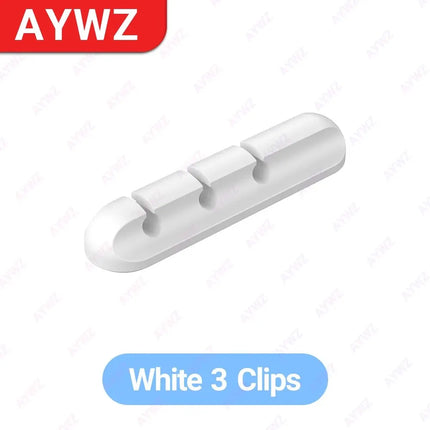 Adhesive Cable Holder Clips – Desk & Cord Management Organizer