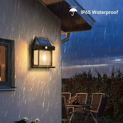 Powerful Solar Wall Light – Waterproof LED Motion Sensor Outdoor Lamp