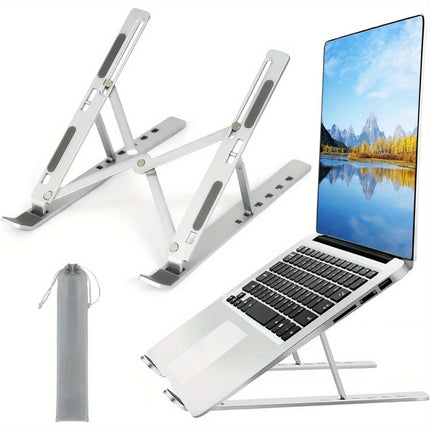 6-Level Height Adjustment • Foldable • Portable • 8–16 Inch Laptops