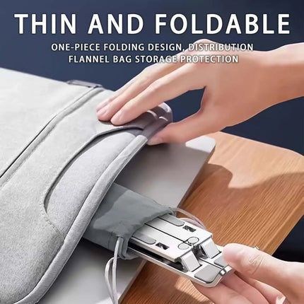 6-Level Height Adjustment • Foldable • Portable • 8–16 Inch Laptops