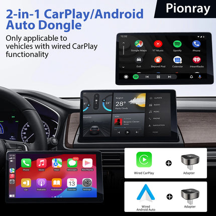 2 in 1 Wireless CarPlay Adapter & Android
