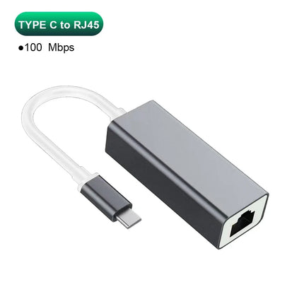 USB-C to Ethernet Adapter – Gigabit RJ45 USB 3.0 Network Card