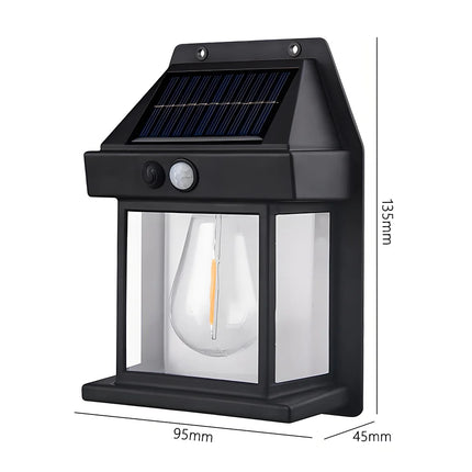 Powerful Solar Wall Light – Waterproof LED Motion Sensor Outdoor Lamp