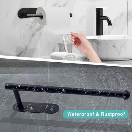 Adhesive Kitchen Paper Towel Holder – Wall & Cabinet Tissue Hanger