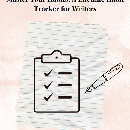 Author's Habit Tracker: Crafting Consistent Routines