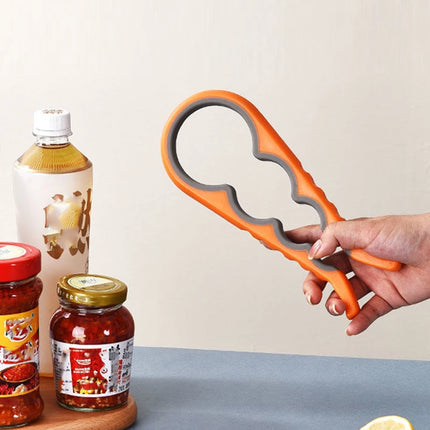 4-in-1 Multifunctional Jar & Bottle Opener – Easy Grip Kitchen Tool