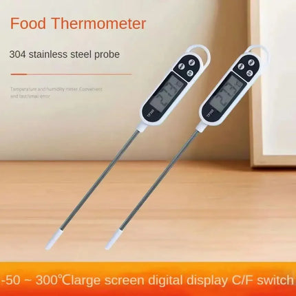 Digital Food Thermometer – Stainless Steel Probe Cooking Thermometer
