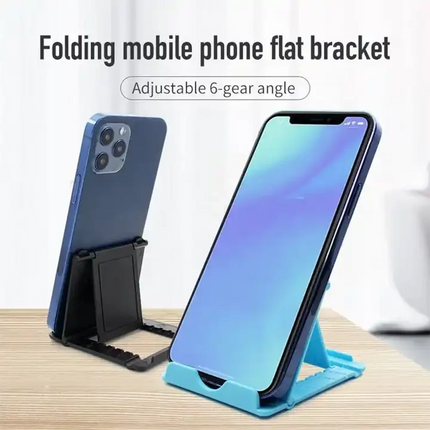Adjustable Table Phone Holder – Foldable Desktop Stand for Phones & Tablets