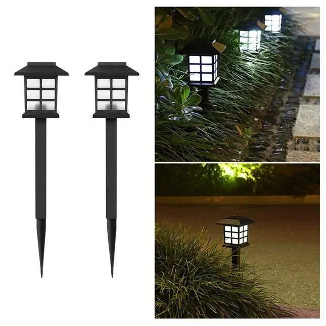 Solar Garden LED Lights – Waterproof Outdoor Solar Pathway Lamps