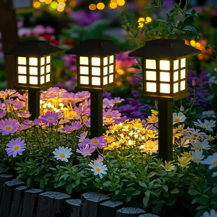 Solar Garden LED Lights – Waterproof Outdoor Solar Pathway Lamps