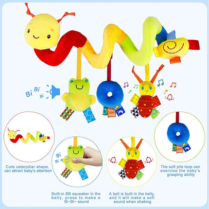 Musical Spiral Hanging Baby Toy – Crib, Stroller & Car Seat