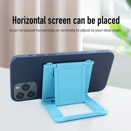 Adjustable Table Phone Holder – Foldable Desktop Stand for Phones & Tablets