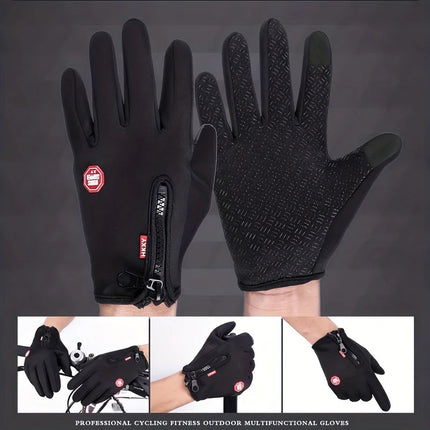 Windproof, Non-Slip Outdoor Gloves for Cycling, Driving & Daily Use