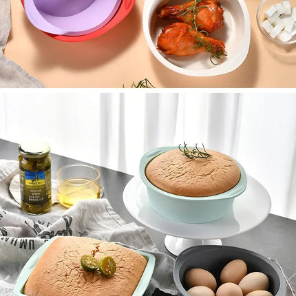 Silicone Square Cake Plate – Non-Stick Oven & Air Fryer Safe
