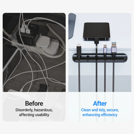 Adhesive Cable Holder Clips – Desk & Cord Management Organizer
