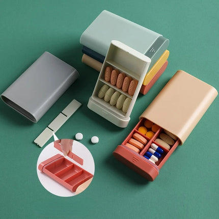 Mini Small Portable Travel Vitamin Box Pill Cases Container Organizer
