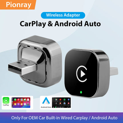 2 in 1 Wireless CarPlay Adapter & Android