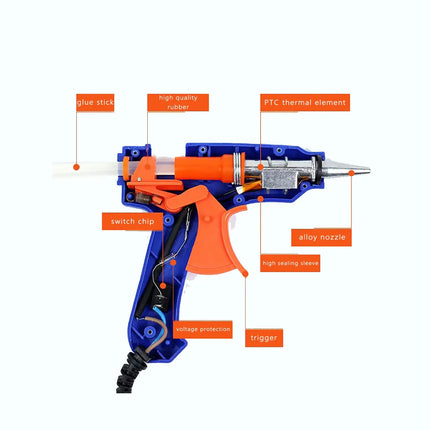 20W Mini Hot Melt Glue Gun – Fast Heating DIY Craft Tool