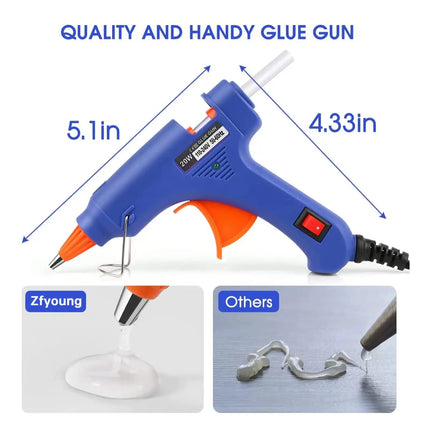 20W Mini Hot Melt Glue Gun – Fast Heating DIY Craft Tool