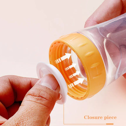 Title: Silicone Baby Feeding Spoon Bottle