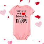 Pink with black text / 12M