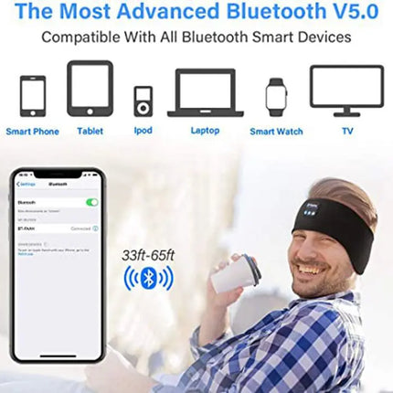 Bluetooth Sleeping Headphones Sports Headband