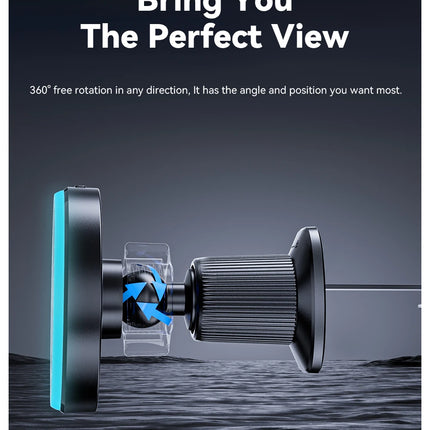 15W Magnetic Wireless Charging Car Holder