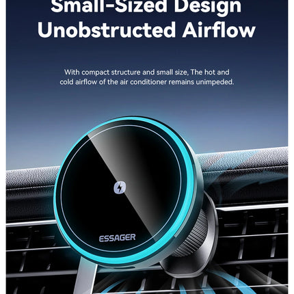 15W Magnetic Wireless Charging Car Holder