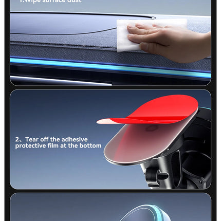 15W Magnetic Wireless Charging Car Holder