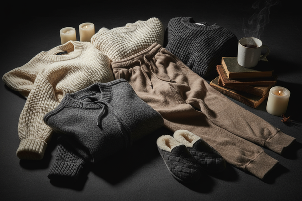 Hiomewear with dark background 