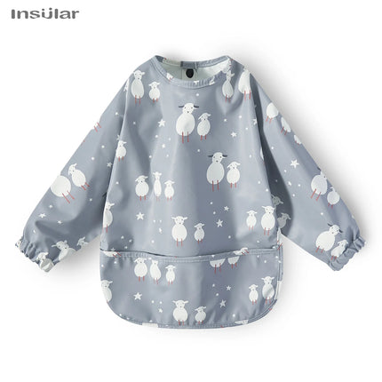 Baby Bibs Toddler Waterproof Long Sleeve