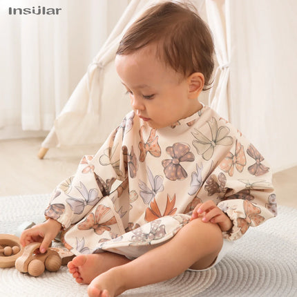 Baby Bibs Toddler Waterproof Long Sleeve