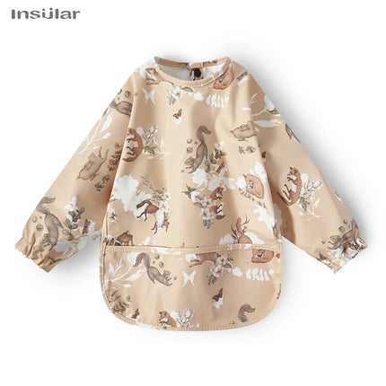 Baby Bibs Toddler Waterproof Long Sleeve