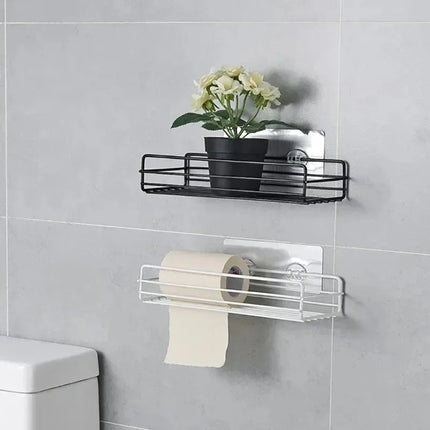 Wall-Mounted Corner Bathroom Shelf